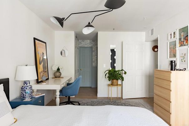 Home Office, Interior, Wood Texture Flooring