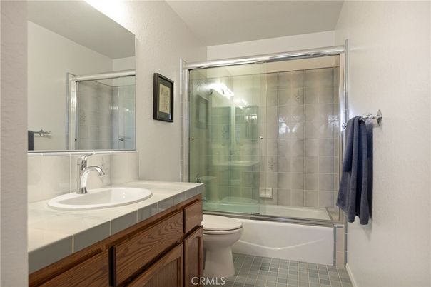 Bathroom, Glass Shower, Interior, Tile Countertops
