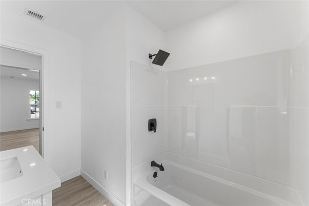 Bathroom, Interior, Wood Texture Flooring