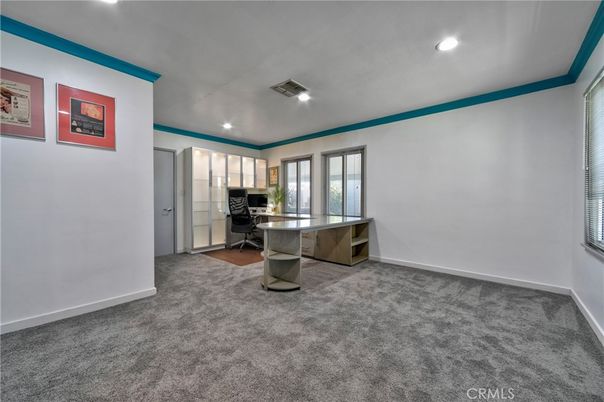 Home Office, Interior, Recessed Lighting