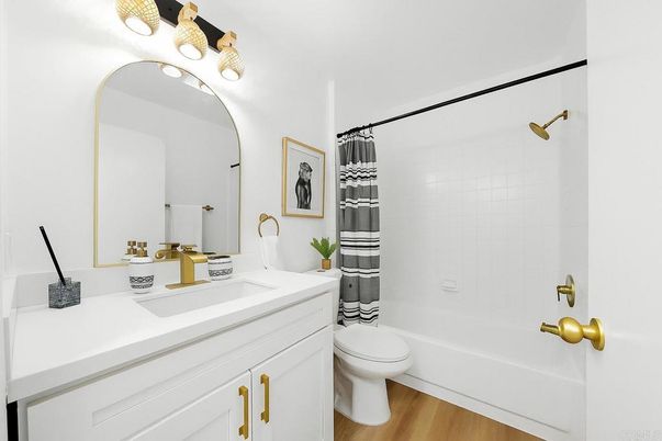 Bathroom, Interior, Wood Texture Flooring