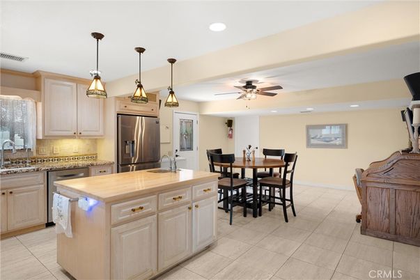 Dining room, Interior, Kitchen, Pendant Lights, Recessed Lighting