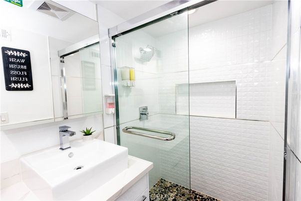 Bathroom, Glass Shower, Interior