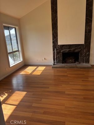 Empty room, Fireplace, Interior, Wood Texture Flooring