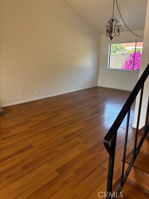 Chandelier, Empty room, Interior, Wood Texture Flooring