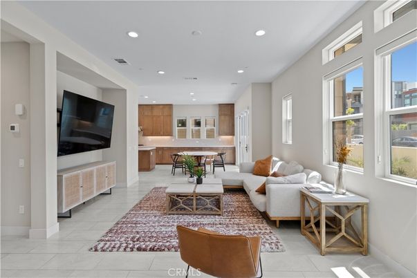 Interior, Living room, Recessed Lighting