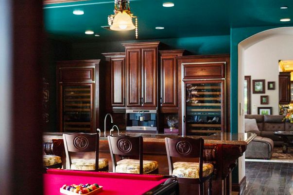 Interior, Pendant Lights, Recessed Lighting, Wood Texture Flooring