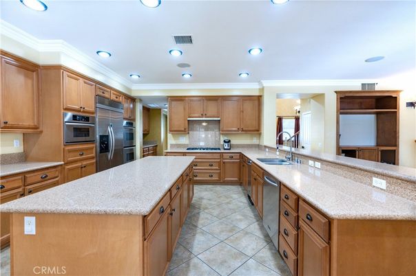 Interior, Kitchen, Recessed Lighting, Stainless Steel Appliances