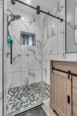 Bathroom, Glass Shower, Interior, Marble Walls