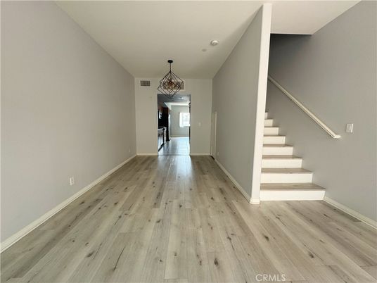 Chandelier, Empty room, Interior, Wood Texture Flooring
