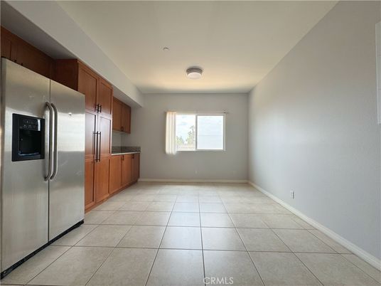 Empty room, Interior, Kitchen, Stainless Steel Appliances