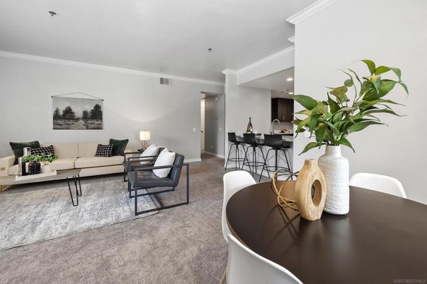 Dining room, Interior, Kitchen, Living room, Recessed Lighting