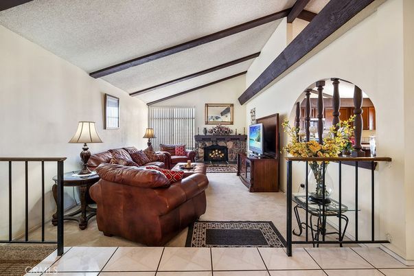 Fireplace, Interior, Living room, Wooden Beams