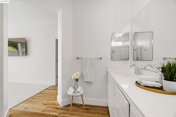 Bathroom, Interior, Wood Texture Flooring