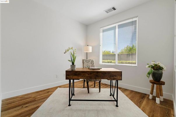 Home Office, Interior, Wood Texture Flooring