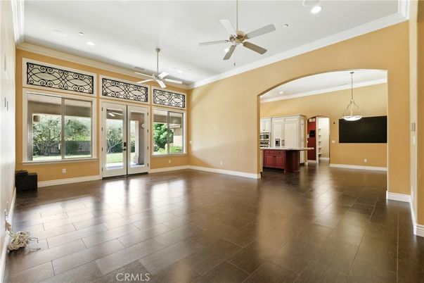 Empty room, Interior, Pendant Lights, Recessed Lighting