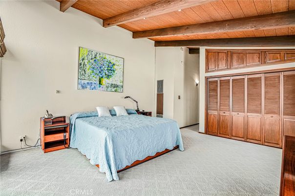 Bedroom, Interior, Wooden Beams, Wooden Ceilings