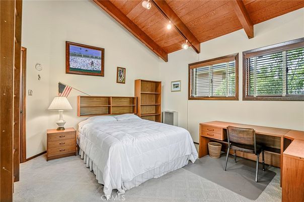 Bedroom, Interior, Wooden Beams, Wooden Ceilings