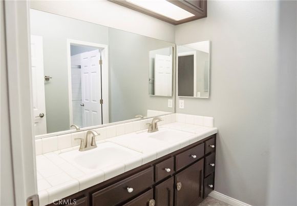 Bathroom, Dual Sink Vanities, Interior, Tile Countertops