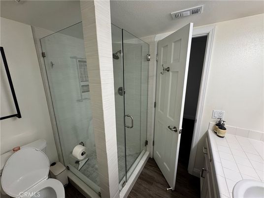 Bathroom, Glass Shower, Interior, Tile Countertops