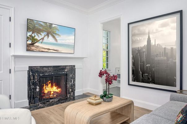 Fireplace, Interior, Water, Wood Texture Flooring
