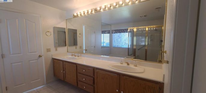 Bathroom, Dual Sink Vanities, Glass Shower, Interior