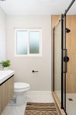 Bathroom, Glass Shower, Interior, Marble