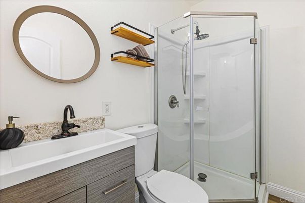 Bathroom, Glass Shower, Interior