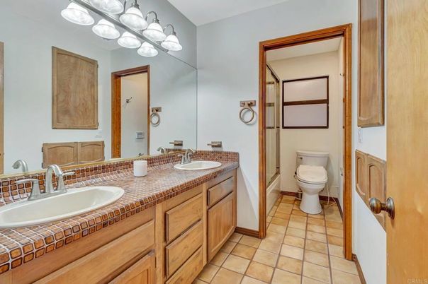 Bathroom, Dual Sink Vanities, Interior, Tile Countertops