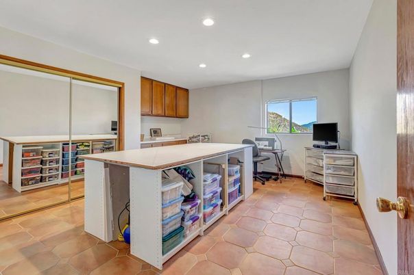 Home Office, Interior, Recessed Lighting