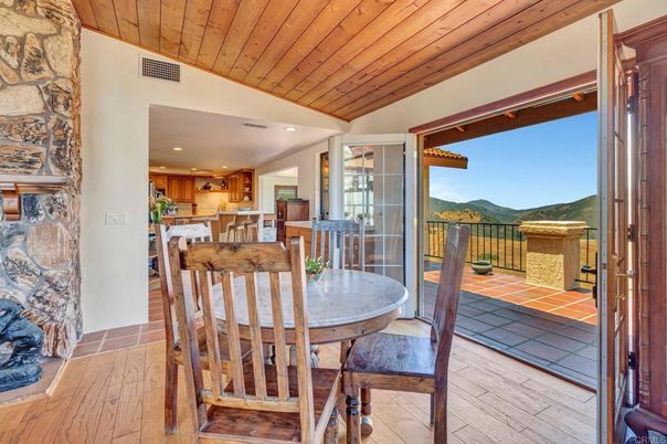 Dining room, Interior, Kitchen, Recessed Lighting, Wooden Ceilings, Wood Texture Flooring
