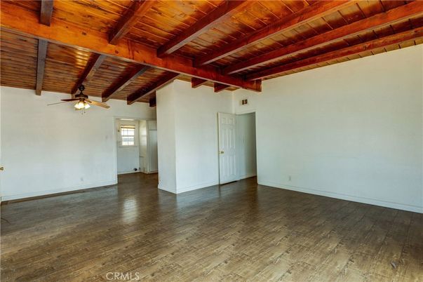 Empty room, Interior, Wooden Beams, Wooden Ceilings, Wood Texture Flooring
