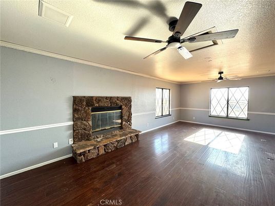 Empty room, Fireplace, Interior, Wood Texture Flooring