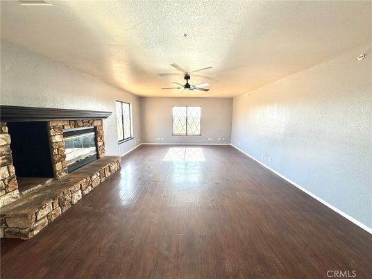 Empty room, Fireplace, Interior, Wood Texture Flooring