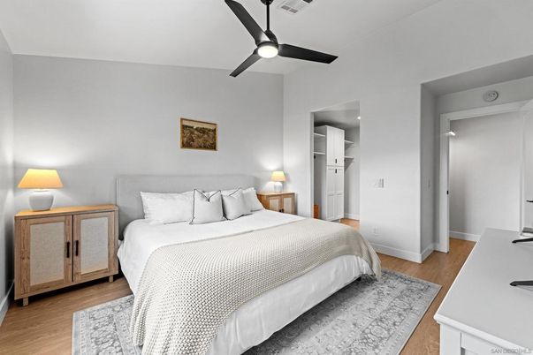 Bedroom, Interior, Wood Texture Flooring