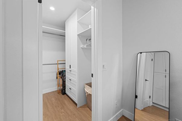 Interior, Recessed Lighting, Walk-in Closets, Wood Texture Flooring