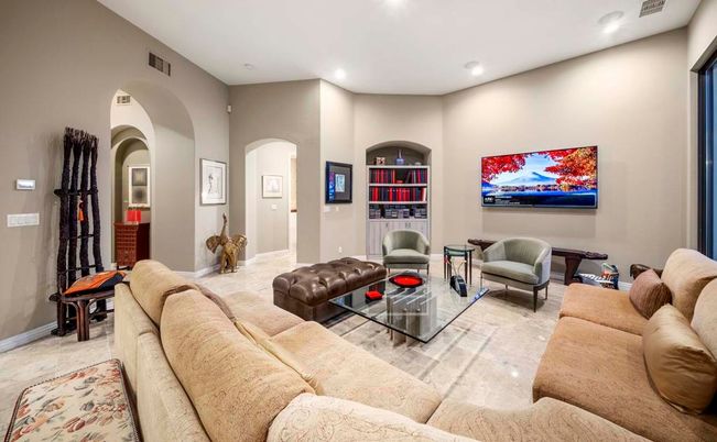 Interior, Living room, Recessed Lighting