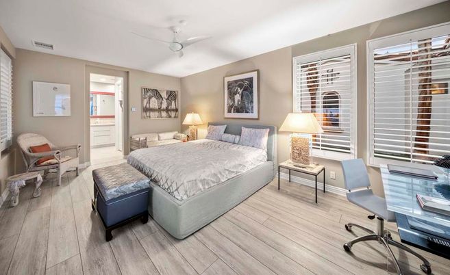 Bedroom, Home Office, Interior, Wood Texture Flooring