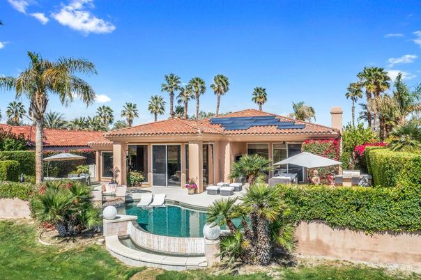 Exterior, Pool, Solar Panels