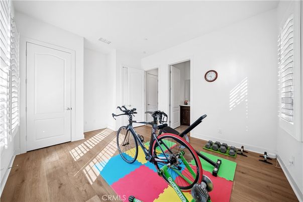 Fitness Equipment, Interior, Wood Texture Flooring