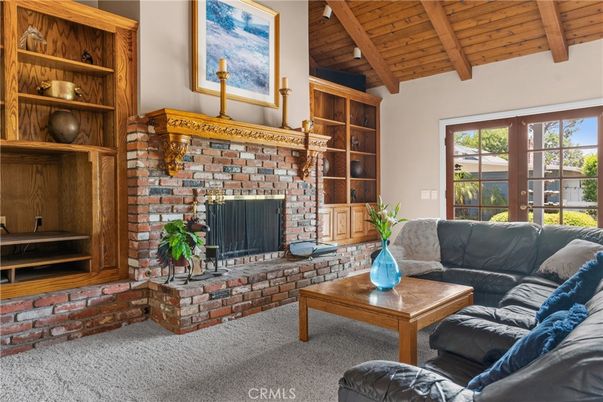 Fireplace, Interior, Living room, Stone Walls, Wooden Beams, Wooden Ceilings