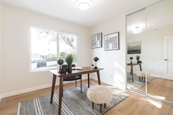 Home Office, Interior, Wood Texture Flooring
