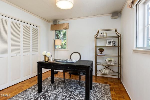 Home Office, Interior, Wood Texture Flooring
