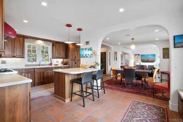 Dining room, Interior, Kitchen, Pendant Lights, Recessed Lighting