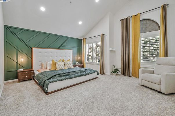 Bedroom, Interior, Recessed Lighting