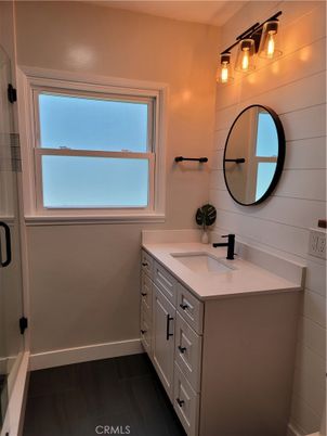 Bathroom, Dual Sink Vanities, Interior, Wood Texture Flooring