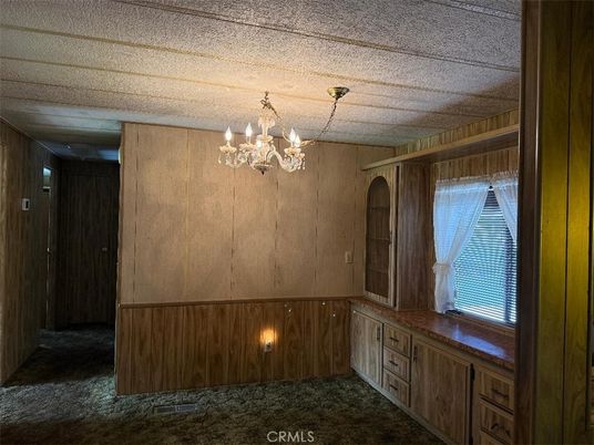 Chandelier, Interior, Wooden Walls