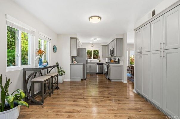 Interior, Kitchen, Wood Texture Flooring