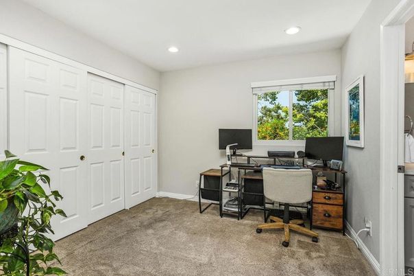 Home Office, Interior, Recessed Lighting
