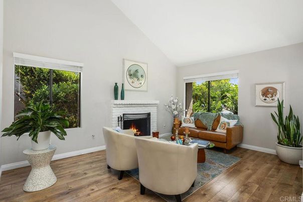 Fireplace, Interior, Living room, Wood Texture Flooring
